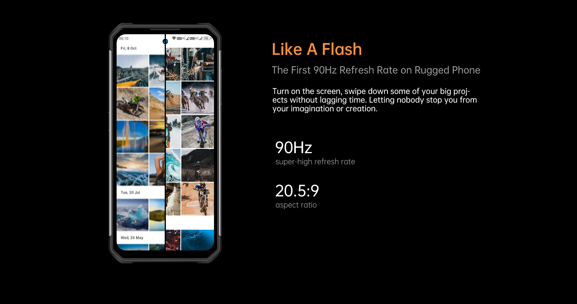Global Version Oukitel WP17 Smartphone 8GB+128GB 6.78Inch 8300MAH Mobile Phones NFC Cellphone
