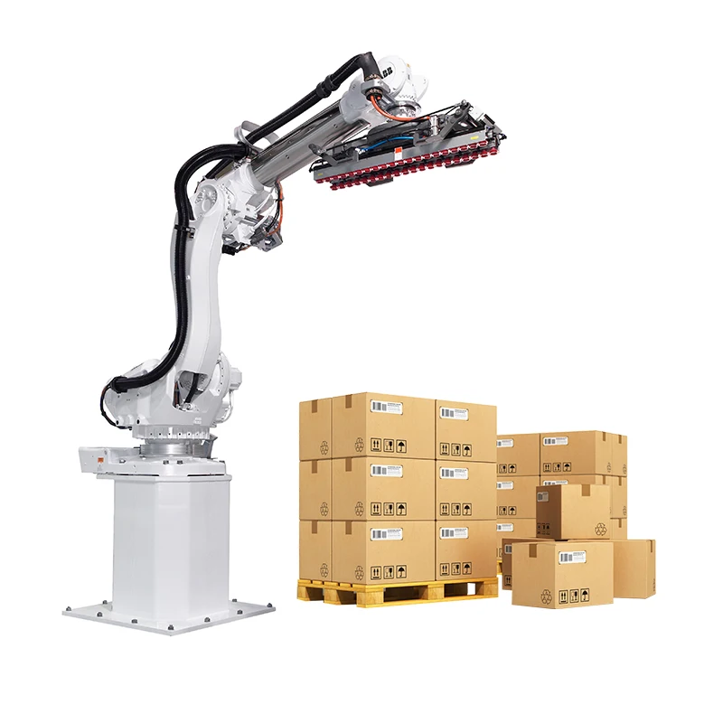 Leadworld Factory Custom Automatic Packaging Machine Palletizer Line Palletizing Robot Price Robot Stacker