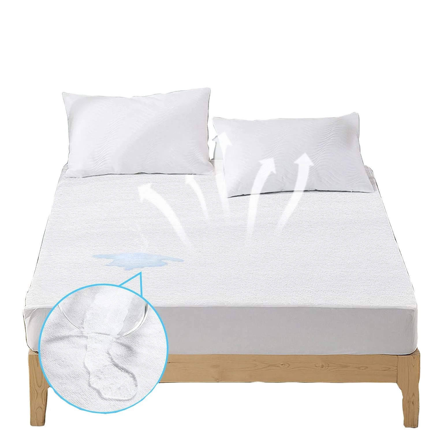 double mattress anti allergy