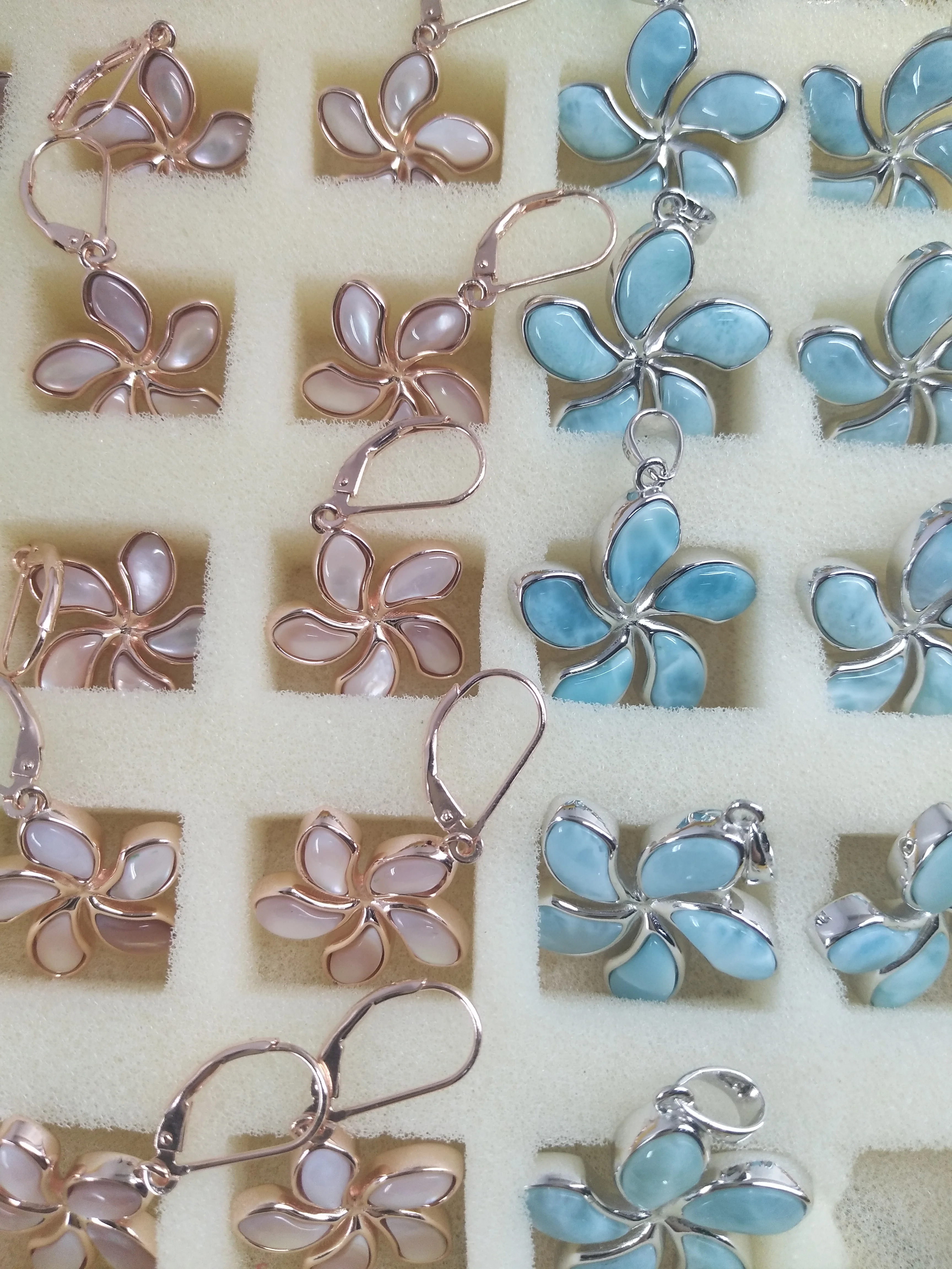 Factory Shop Sale Wholesale Clothing and Jewelry Faceted Larimar Mar a Lago  Larimar Designer Jewelry