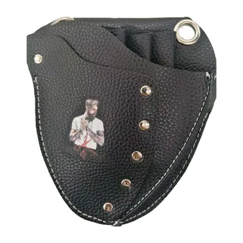 Hairdressing Leather tool bag Pouch Holder with Waist Shoulder Belt
