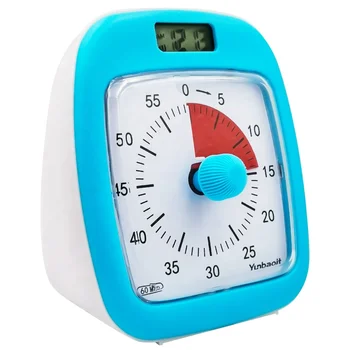 Yunbaoit Fast Shipping Rechargeable Visual Timer For Kids Or Adults New 60 Minute Countdown Timer With Clock Wholesale Timer Fac