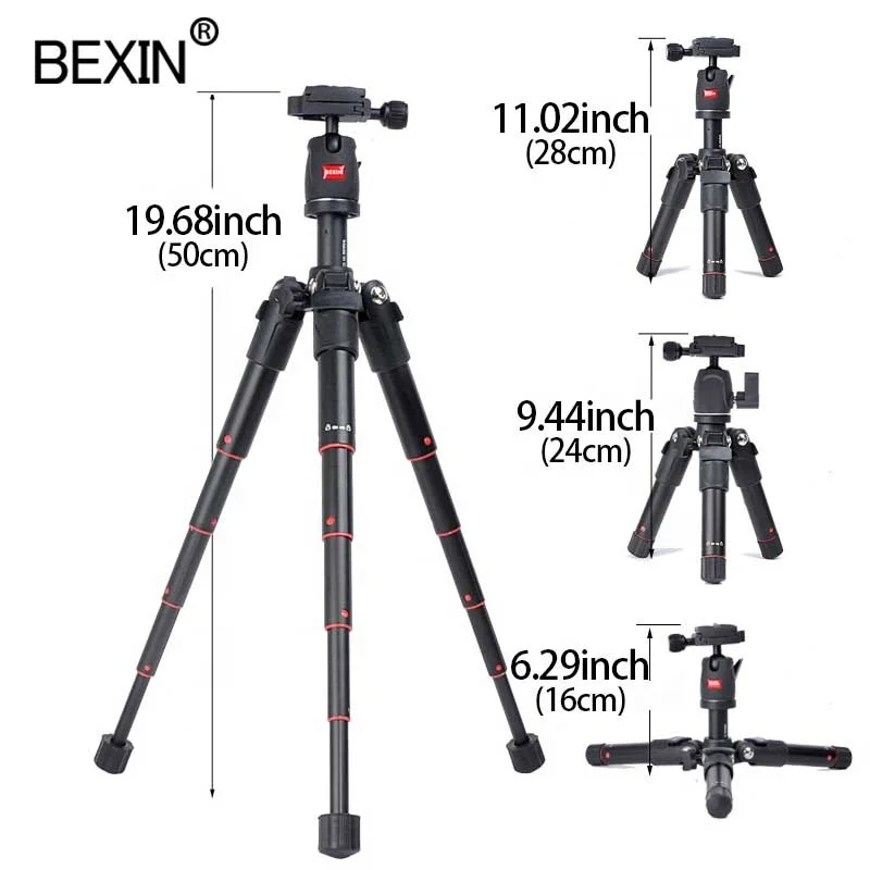 Dslr Camera Spare Parts Table Portable Flexible Quick Release Adjustable Mini Camera Tripod Mount Stand Holder for Phone Camera