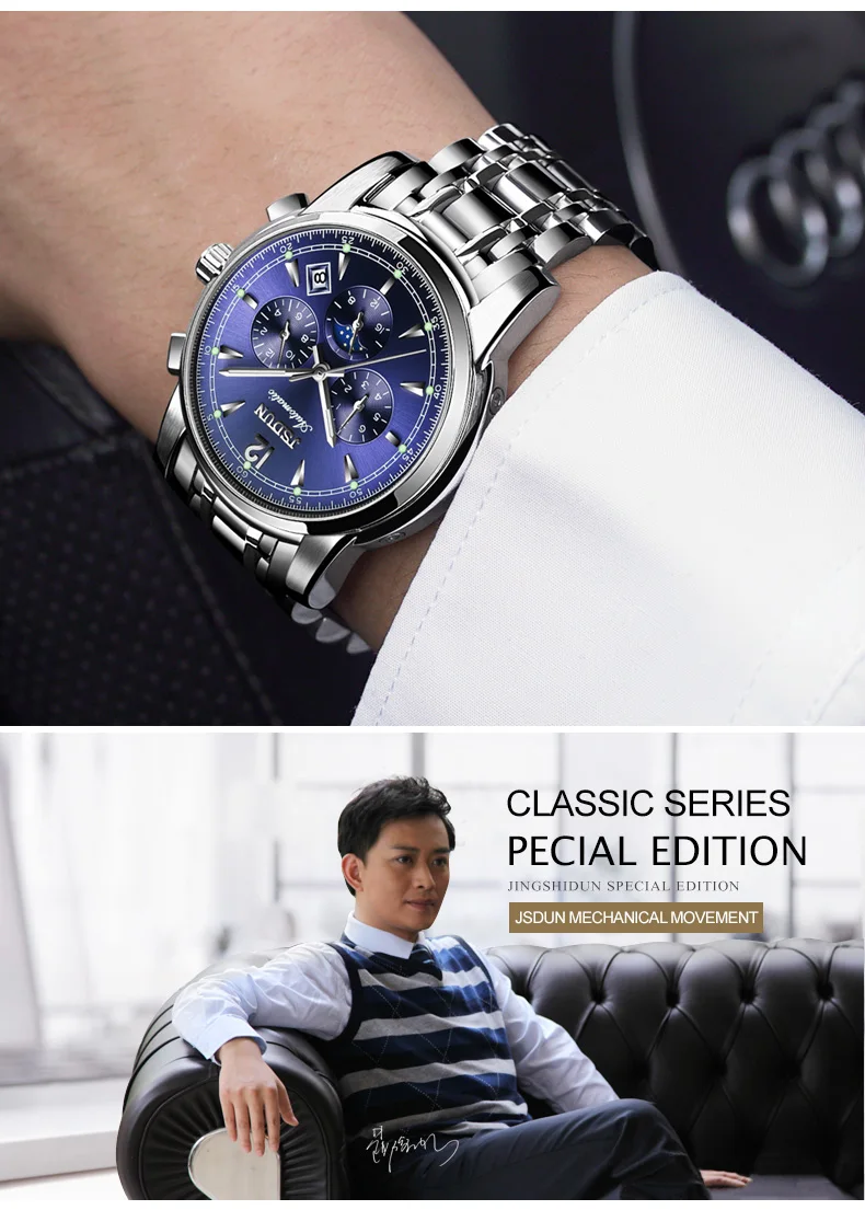 JSDUN Men Watch Top Luxury Brand | 2mrk Sale Online
