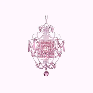 Wrought Iron Pendant Light  Mini Chrome Restaurant Ceiling Chandelier for Living Room Bedroom Creative Single Crystal Chandelier