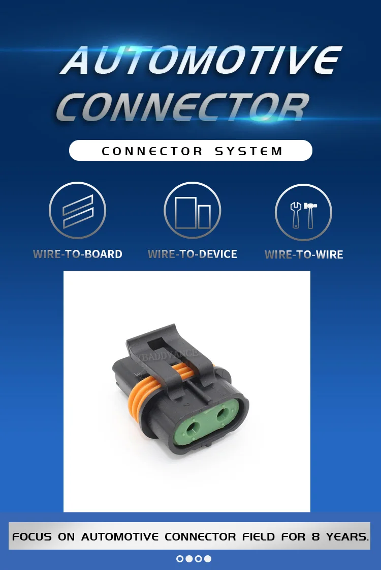 2 Pin Female Connector - Auto Delphi Sealed Metri-pack