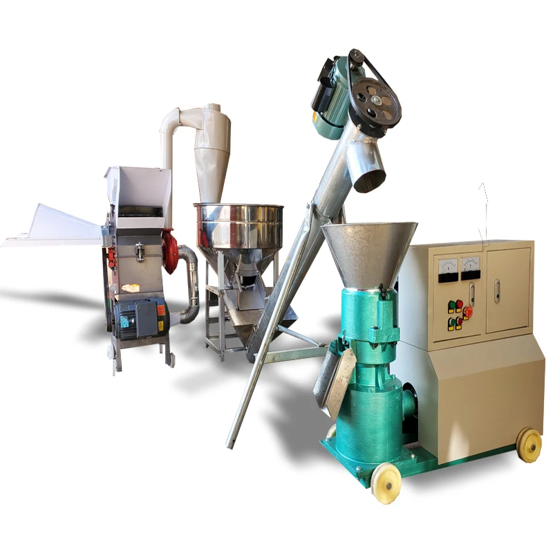 Different Pellets Size Molds Feed Pelletizer Machines Production Line for Feed Processing Factory