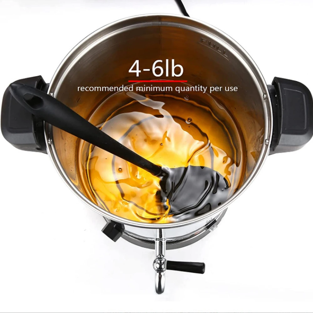 Small Heating Pot Wax Melter Tank Paraffin Soy Wax Beeswax Melter