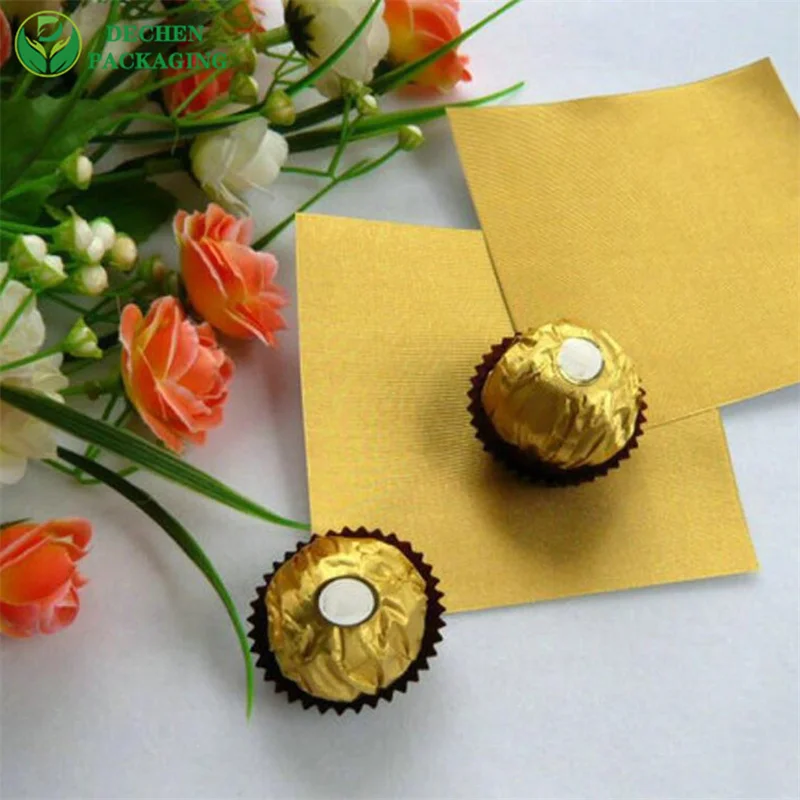 Affordable Wholesale Foil Paper Wrap Chocolate Wrapping Aluminum Paper