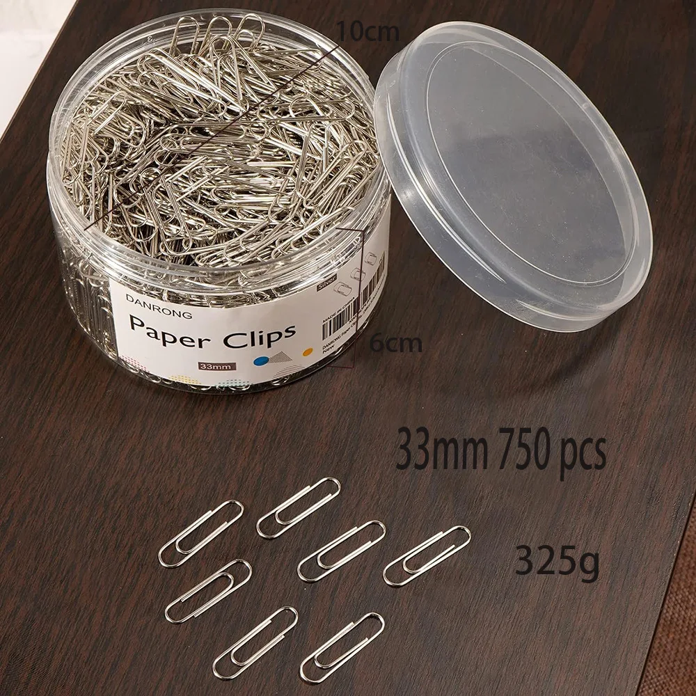 Hot Wholesale Custom Logo Reusable Colorful Paper Clips in Office Stationery Promotional Business Gifts