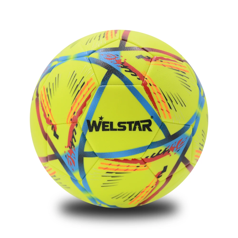 2025 Popular Design Colorful PU PVC Soccer Ball Custom Logo Football for Training and Matches Official Size 5
