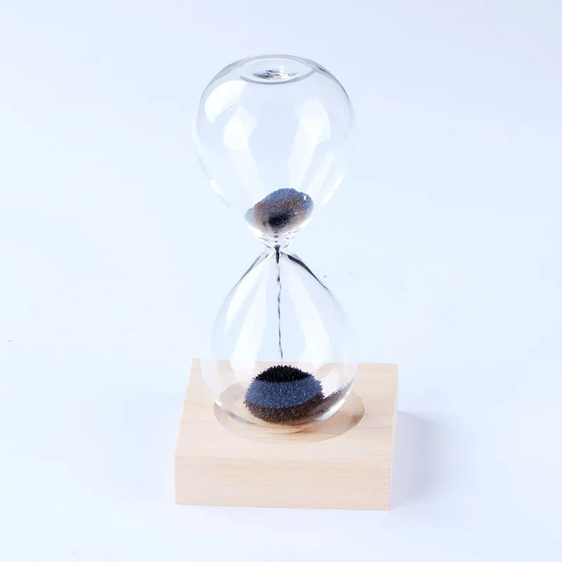 Magnetic Hourglass Sand Clock Timer for Home Office Desk Decor for Age 5-7 Years