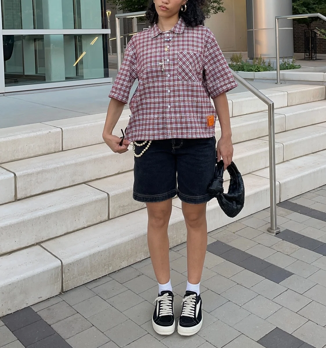 Customized High Quality T-shirts Unisex Boxy Printed Shorts Sleeve Vintage Button up Check Tshirts Plaid Flannel Shirts for Men gallery 3