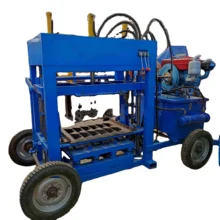 qt 4-25 hempcrete brick making machine mobile block machine 18 Processing Production Line