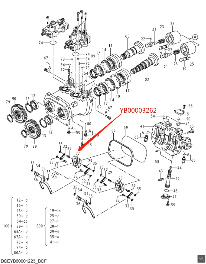 Original Excavator Hydraulic Main Pump Parts Valve Plate