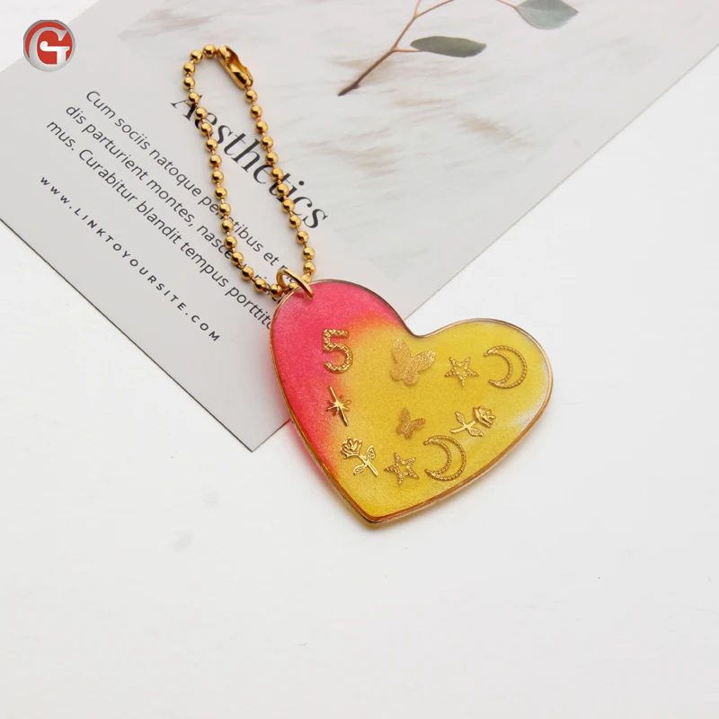 Оптовая продажа с фабрики, имеющийся нежный брелок с кисточками в стиле бохо, модный подарок, акриловый, Цинковый, полипропиленовый пакет, кристальная картина, приветствуется OEM