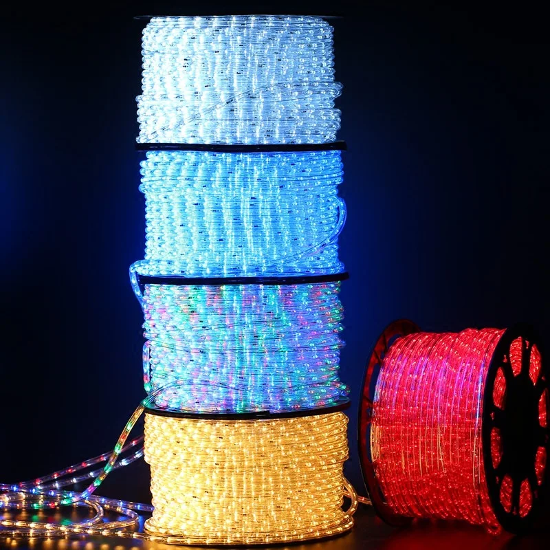 Best Selling Red Rope Light For Garden Blue Decoration Led Light Rope
