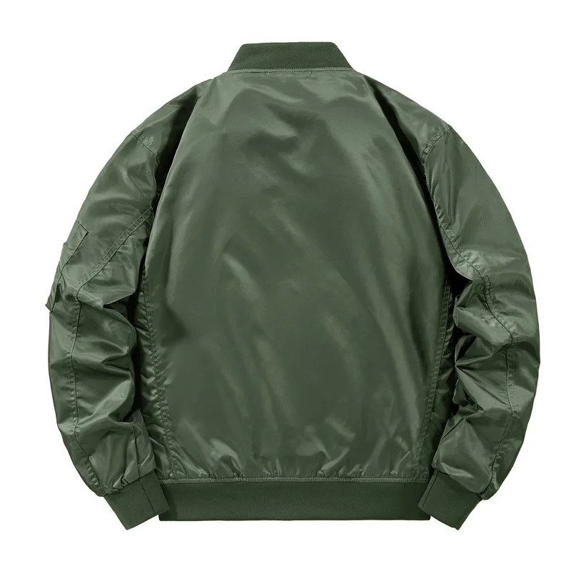 Men's Fashion Casual Windbreaker Bomber Jacket Coat  Autumn Outdoor Waterproof Sports Jacket  Windcheater