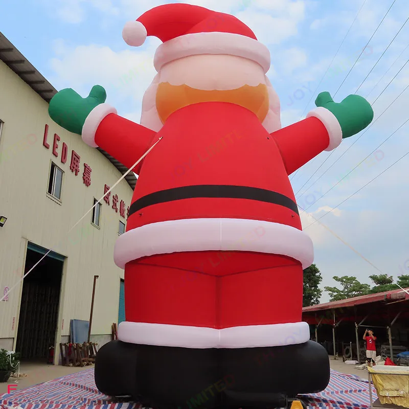 Giant 10m Inflatable Christmas Santa Claus for Outdoor Events