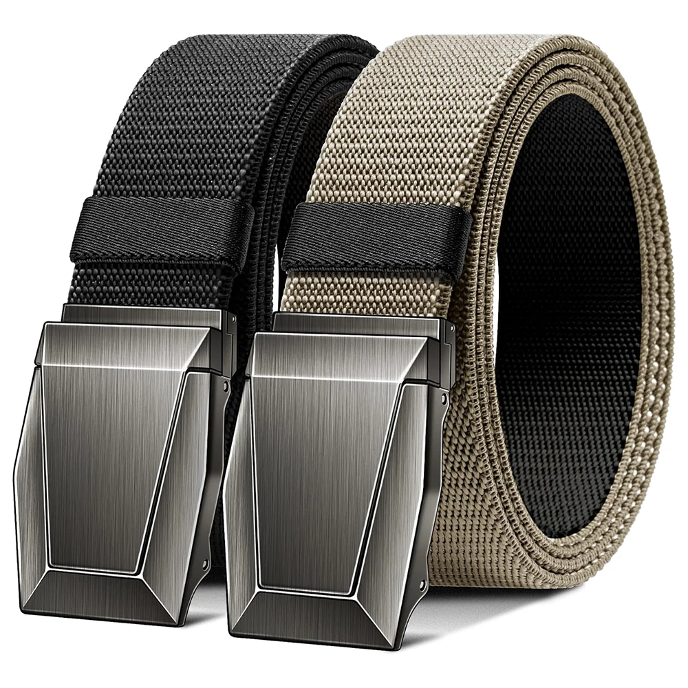 Training Adjustable Training Men Multifunctional Belt Reversible Stretch Men Work Rigger Hiking Tactical Belt