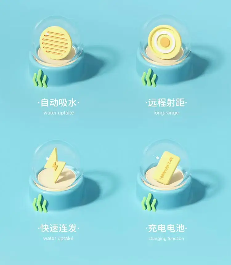 ITTL 500 мл Электрический индуцированный Автоматический водяной пистолет