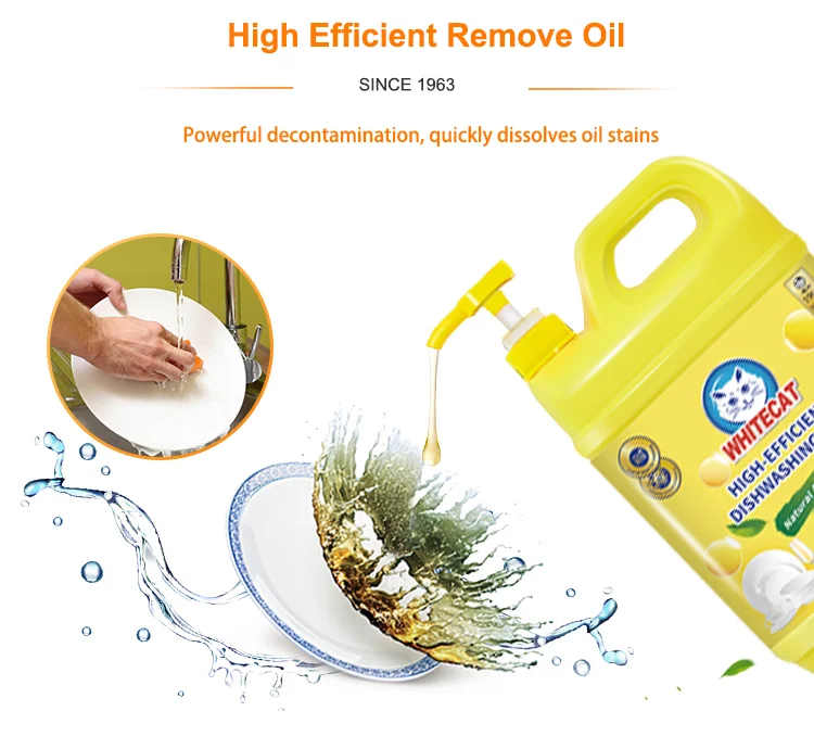 Formulation Dishwashing Liquid DIY Rinse Private Label Lemon Dishwashing Liquid Detergent factory