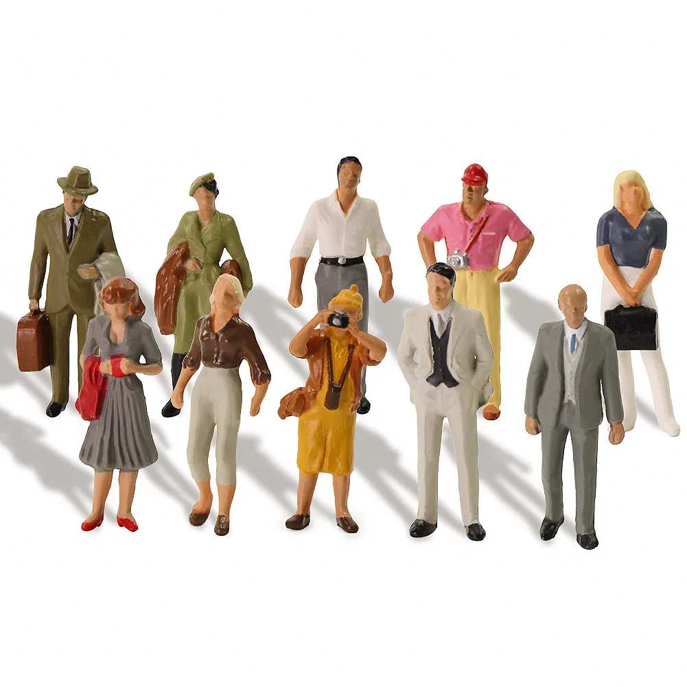 o scale train people