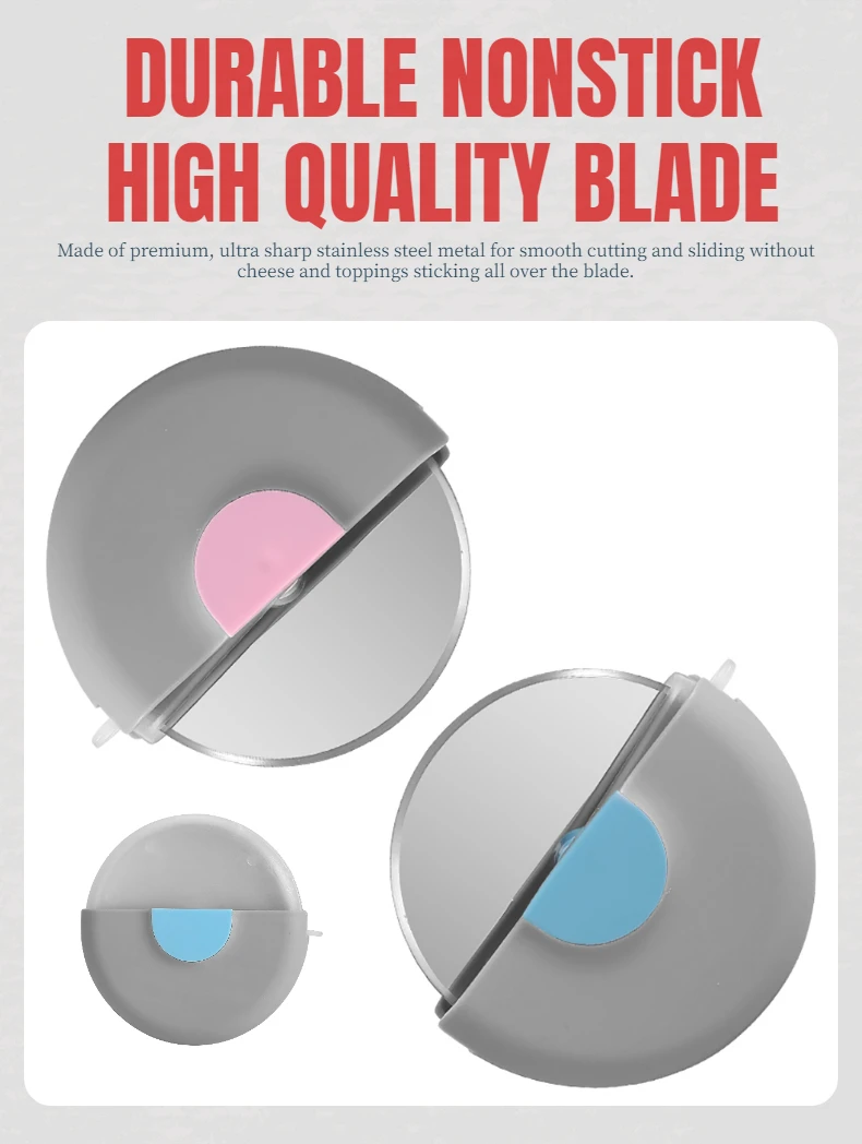 Manjia Pizza Cutter Wheel Slicer Cutter With Protective Blade Guard