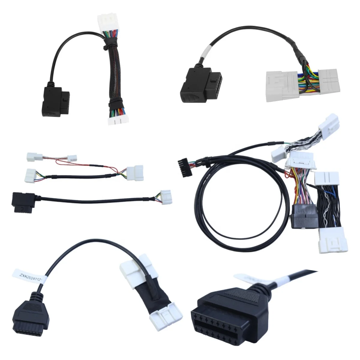100% меден OBD адаптерен кабел с CAN шина и 12/20/26 контакта за Tesla Model 3/Y/S/X, жилен сноп за автомобил