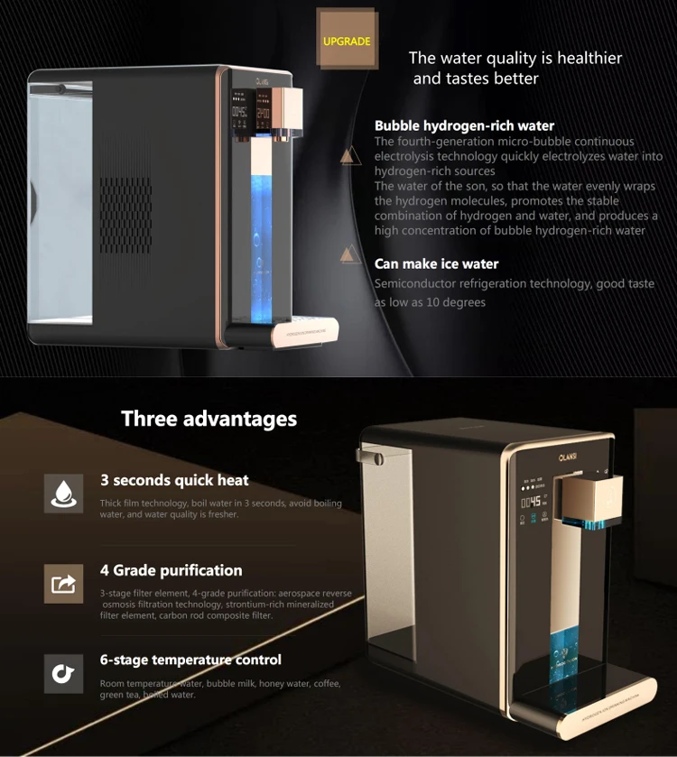 Electric Home Hot And Cold Water Ro System Water Purifier Dispenser Drinking Fountain