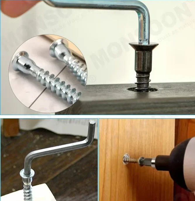 Hex Socket Wood Furniture Screws