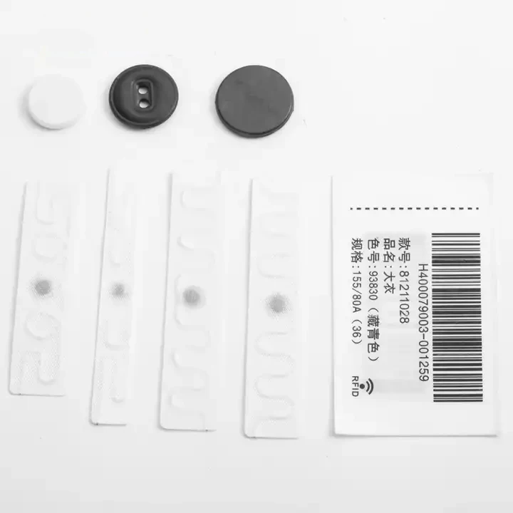 Cmrfid High Temperature Washable Pps Round Button Nfc Uhf Clothing Coin