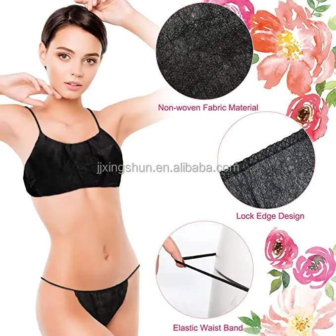 Cheap Plus Size Disposable SPA Salon Top Garment Bra Underwear, Spray Tanning  Brassieres Lingerie, Individually Pack - China Disposable Bra and  Disposable Underware price