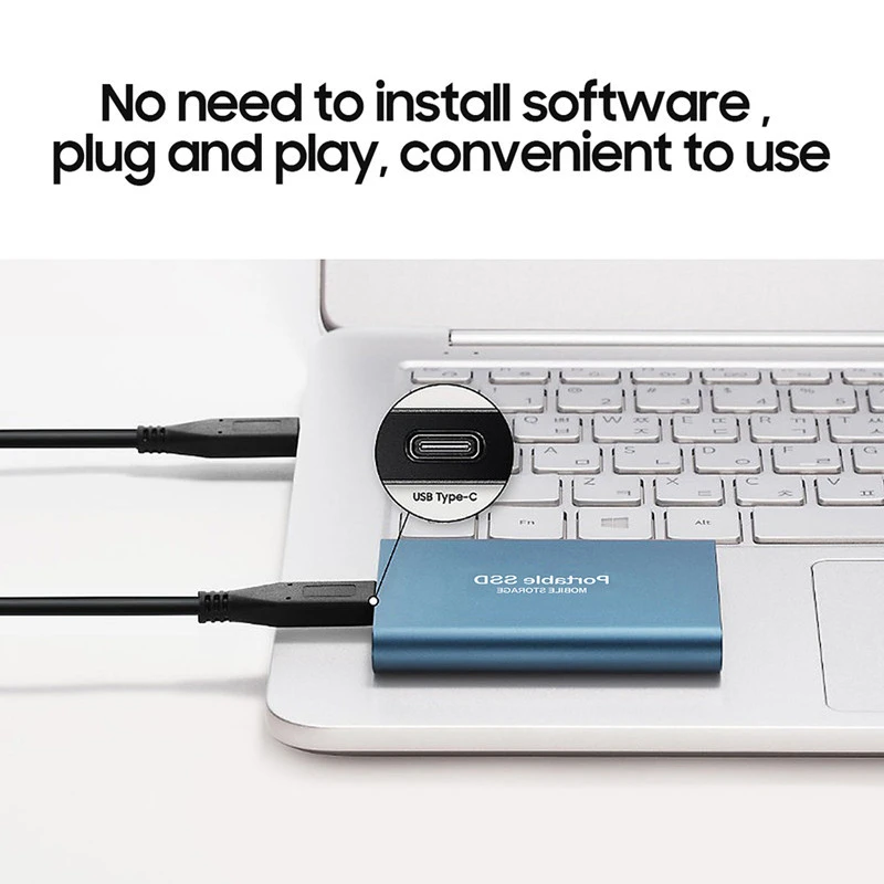 Portable  8TB Type-C USB 3.0 SSD External Hard Drive - Image 5