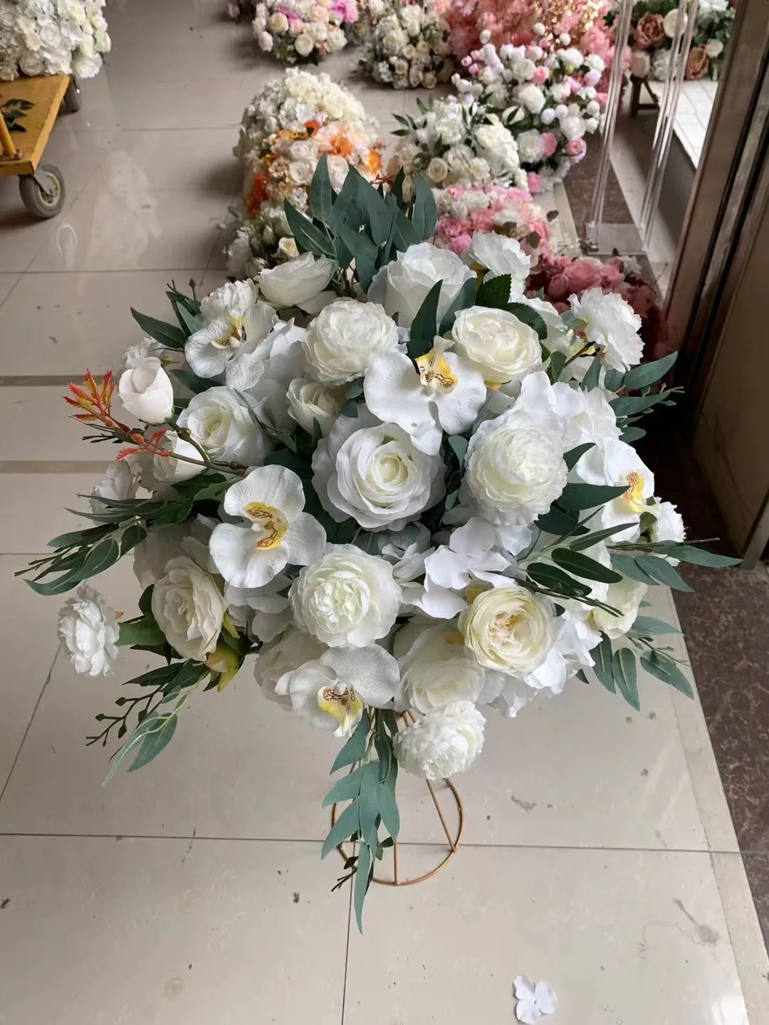 C20 Top Quality Flower Ball Wedding Centerpieces Red Rose White Purple