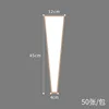 Blanco [línea dorada] 2*4*45cm 50 Uds/fondo