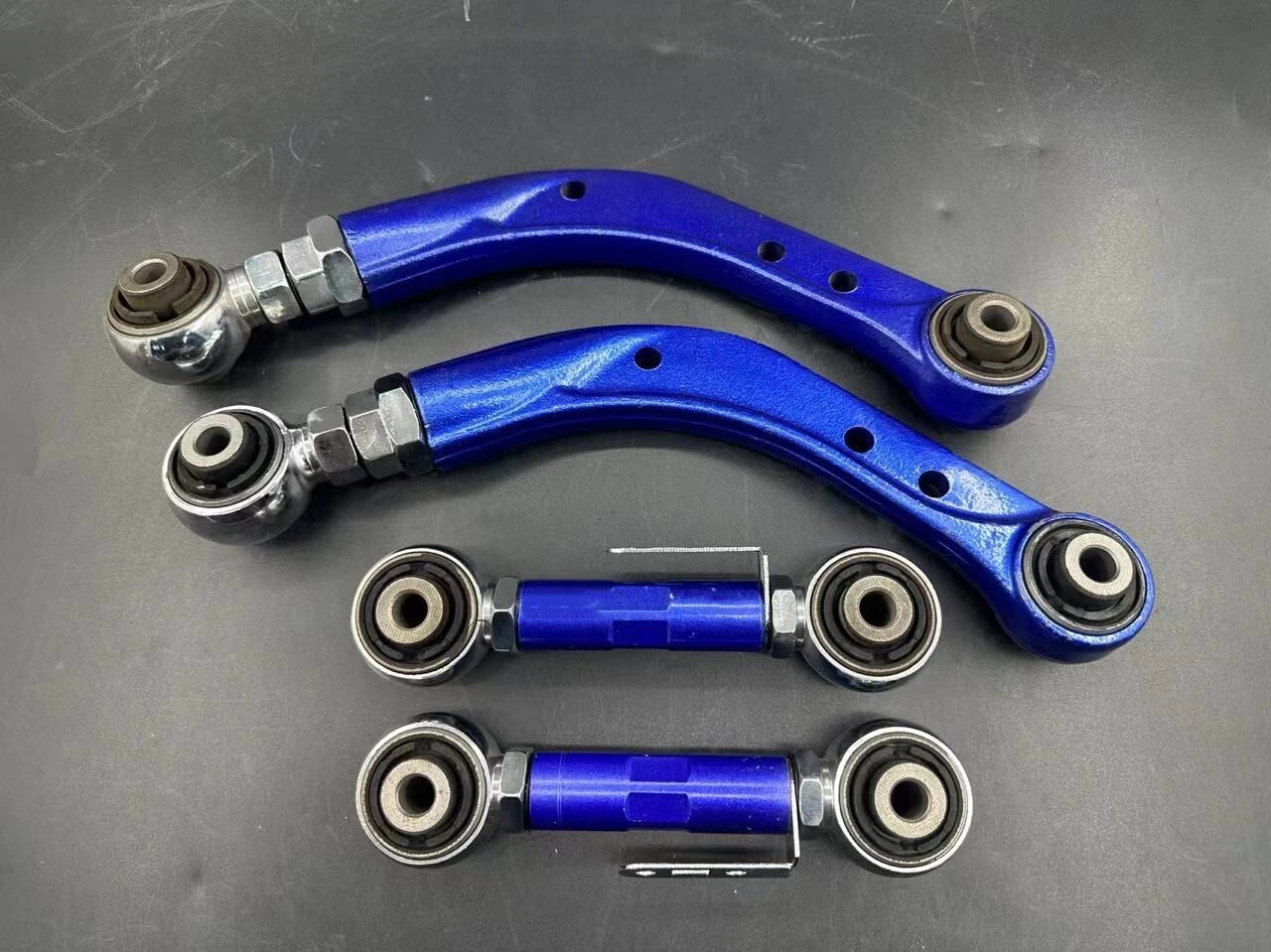 product set of steel adjustable rear camber toe arms for dodge caliber 07 12 jeep compass patriot 07 15-3