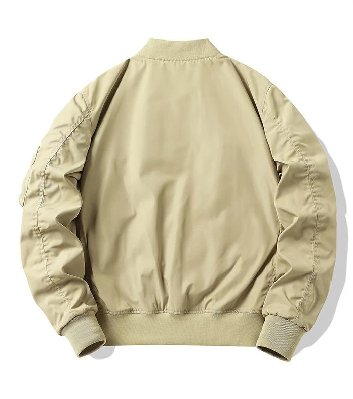 2024 Men's American Retro High Quality utility Multi-pockets workwear waterproof bomber jacket_voghion.com