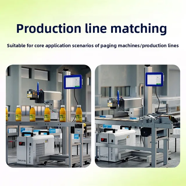 Fully Automatic Laser Coding Machine Inkjet Printer Printing Dates Fiber UV Laser Marking Machine High-speed Lines No 5