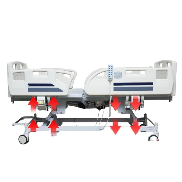 Adjustable Hospital  electrical five function hospital ABS Bed Good Quality