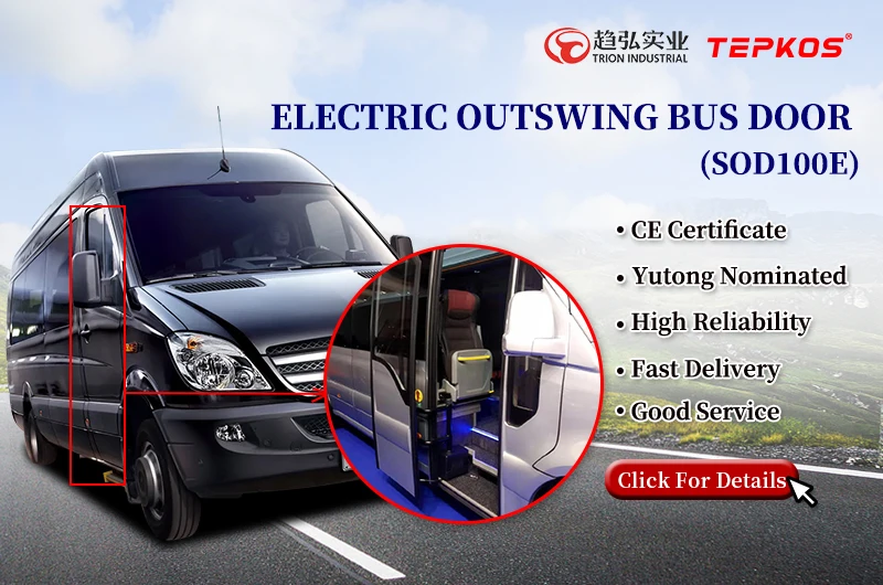 Automatic Bus Door Systems King Long Bus Spare Parts & Accessories 24v