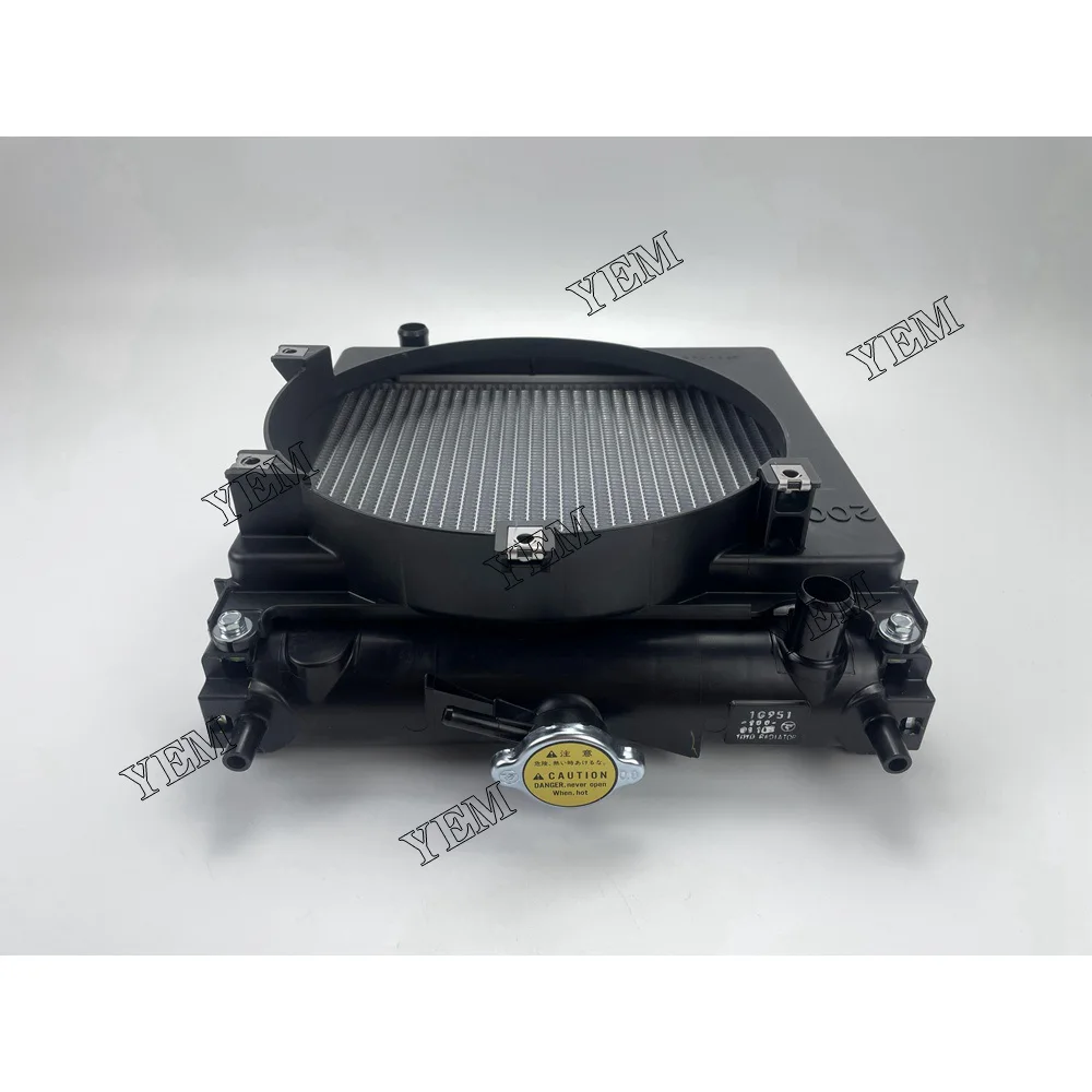 Water Radiator Assembly 1G951-72060 for Kubota Engine D722 Z482 2