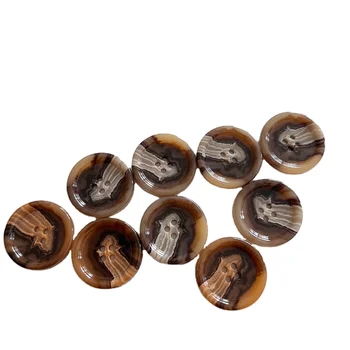 High quality and environmentally friendly urea buttons, customized four hole circular coat and clothing buttons