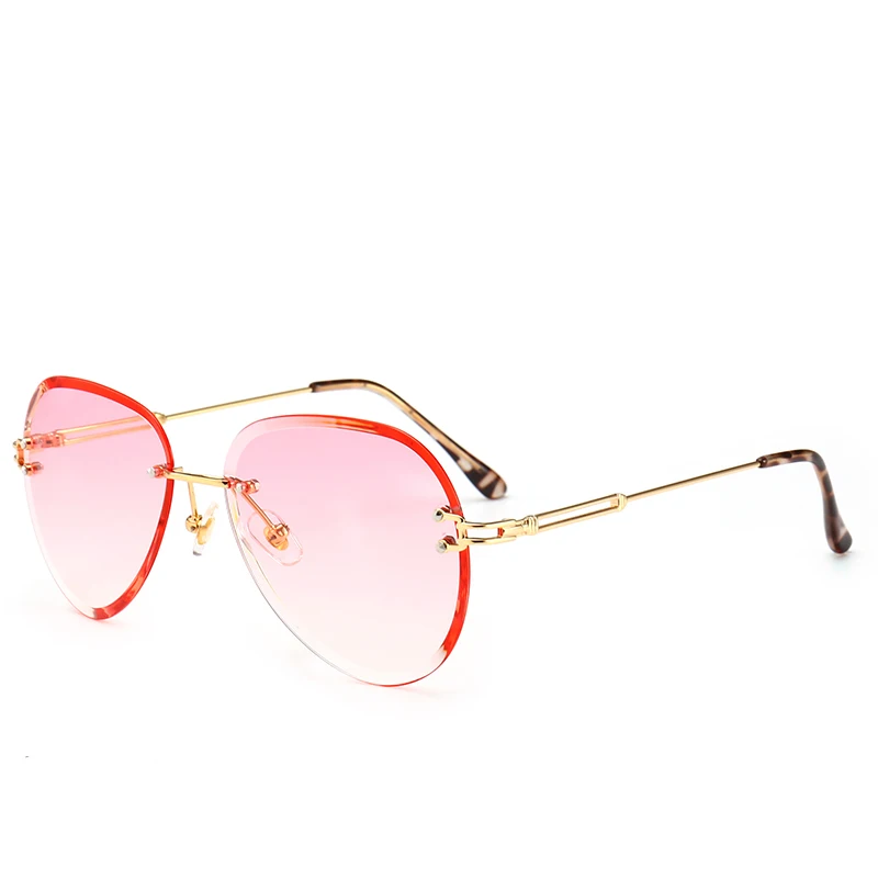 Online Custom Gradient Women Cut Edge Provisor Sunglass Clear Color Designer Sunglasses Sunglasses Quay Authentic 2021 Y2K