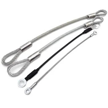 Vinyl Coated Stainless Steel Wire Rope Cable Assembly With Eyelet ...