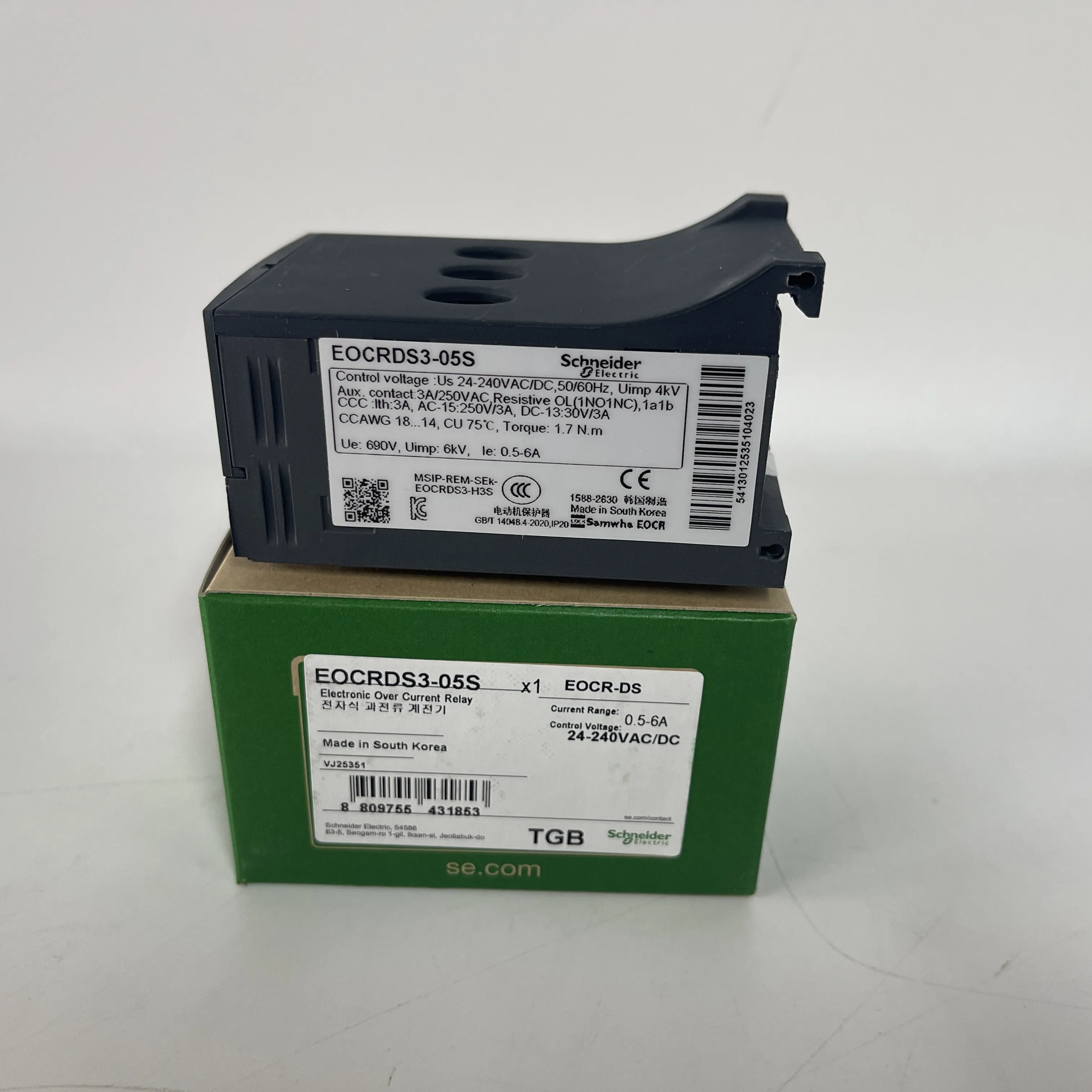 Schneider Electronic Over Current Relay EOCRDS3-05S Schneider Electronic Over Current Relay EOCRDS3-05S