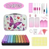 Gradient Pink  124 PCS  Butterfly #1