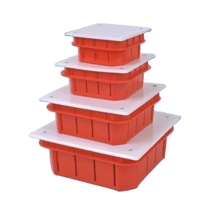High Quality Ingelec 4 Screw Junction Box Red IP55 Electrical White Red