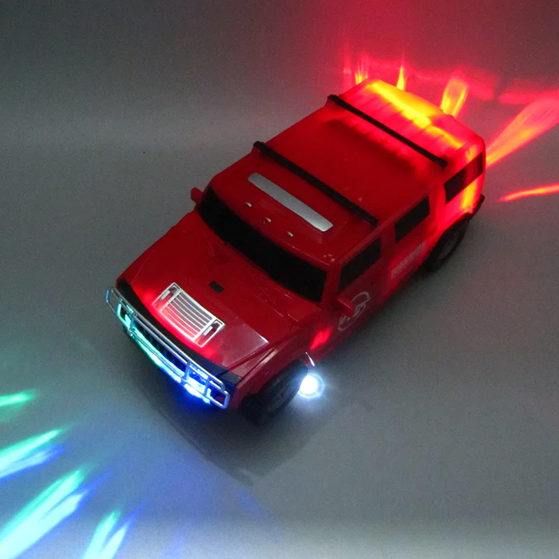 Voiture télécommandée électrique Transformers - Bleu - Rotation 360° - Transformation à un bouton - Jeux - Jouets