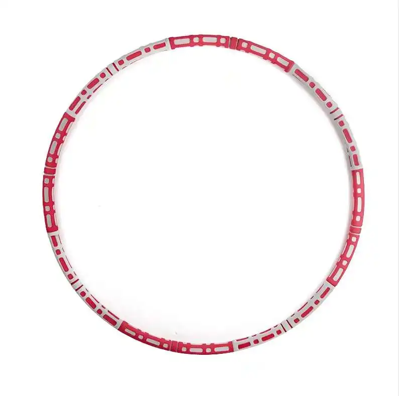 Оптовая продажа, дешевое регулируемое весеннее утяжеленное магнитное массажное кольцо для фитнеса Hu La Hula Hoola, спортивное кольцо для фитнеса